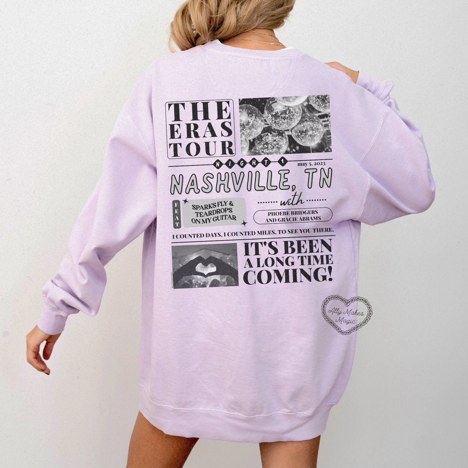 nashville night 1 pullover | comfort colors *custom*