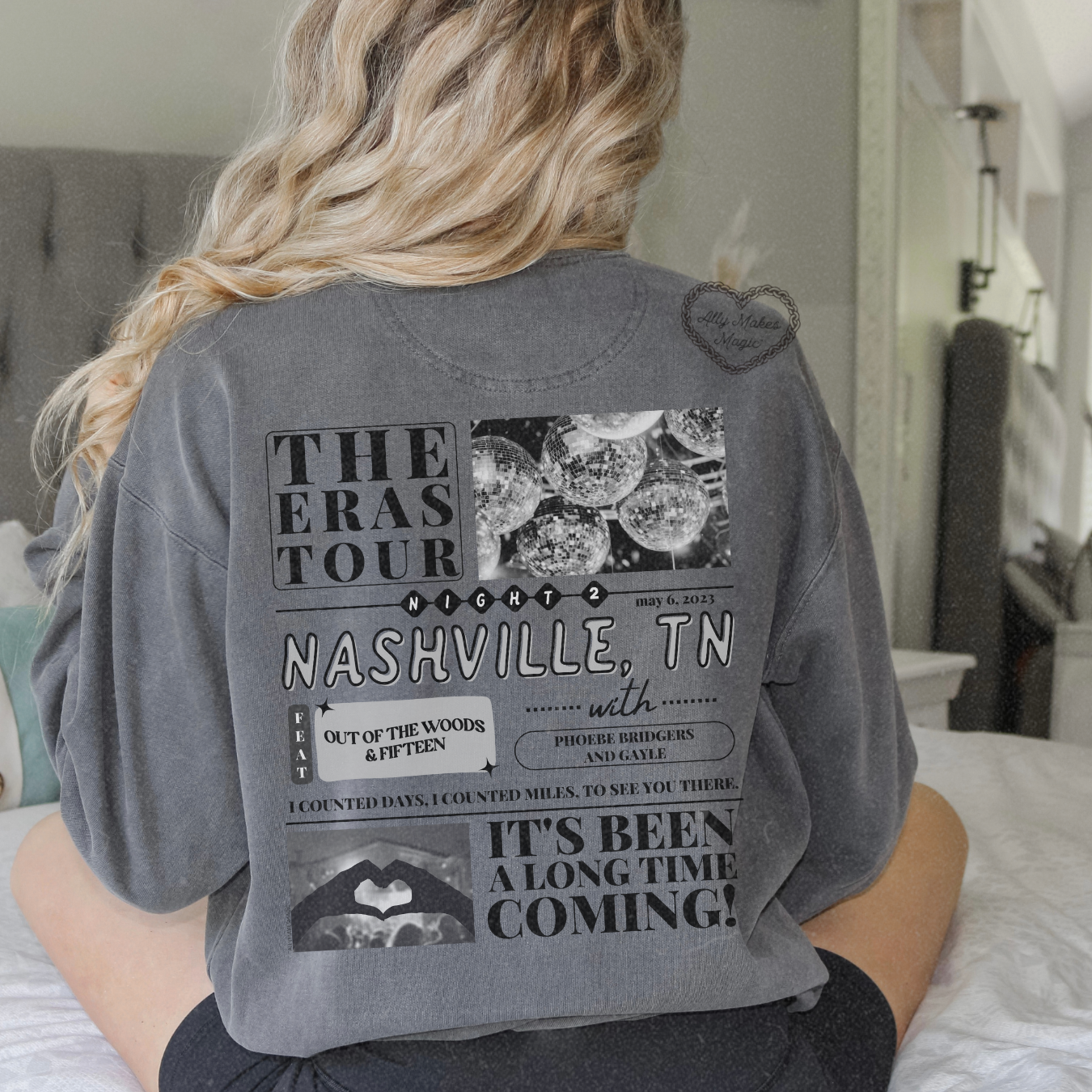 nashville night 2 pullover | comfort colors