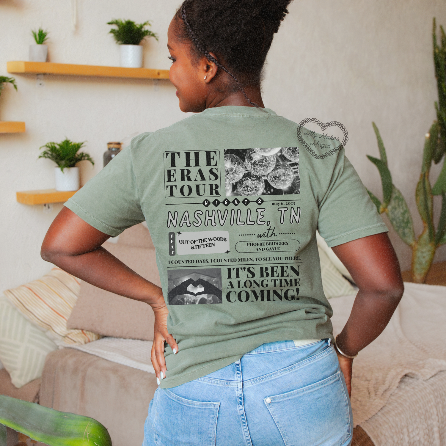 nashville night 2 tee | comfort colors *custom*