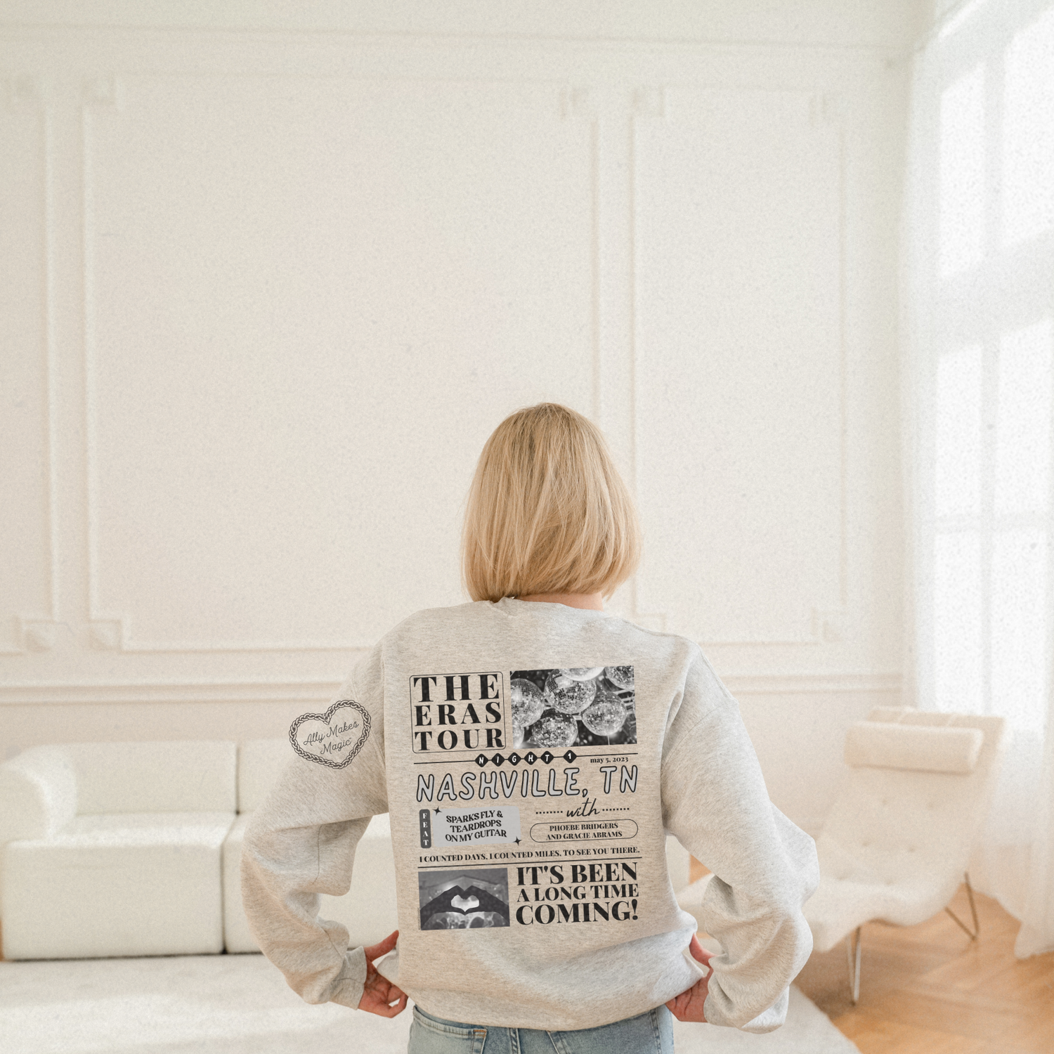 nashville night 1 sweater | gildan *custom*