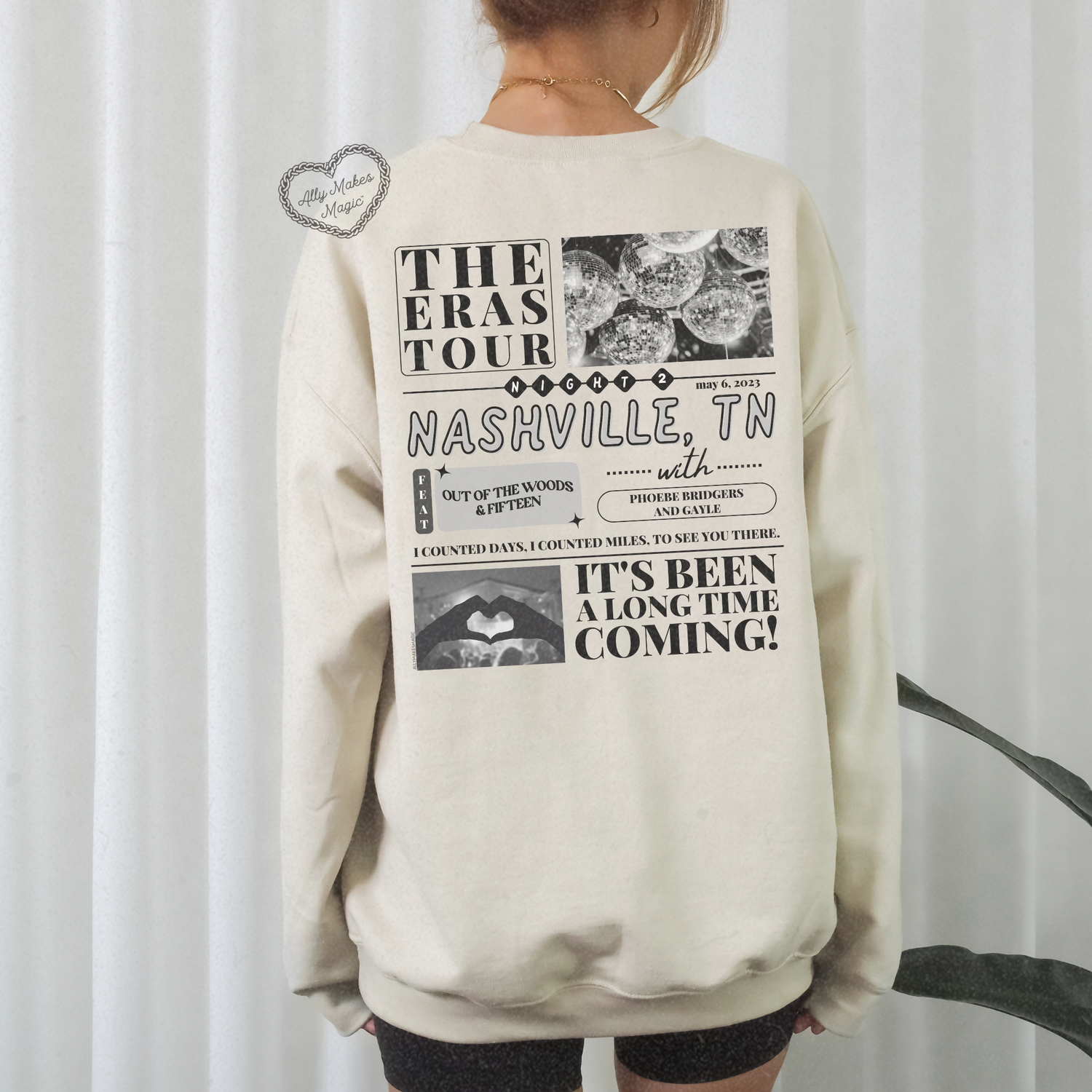 nashville night 2 sweater | gildan *custom*