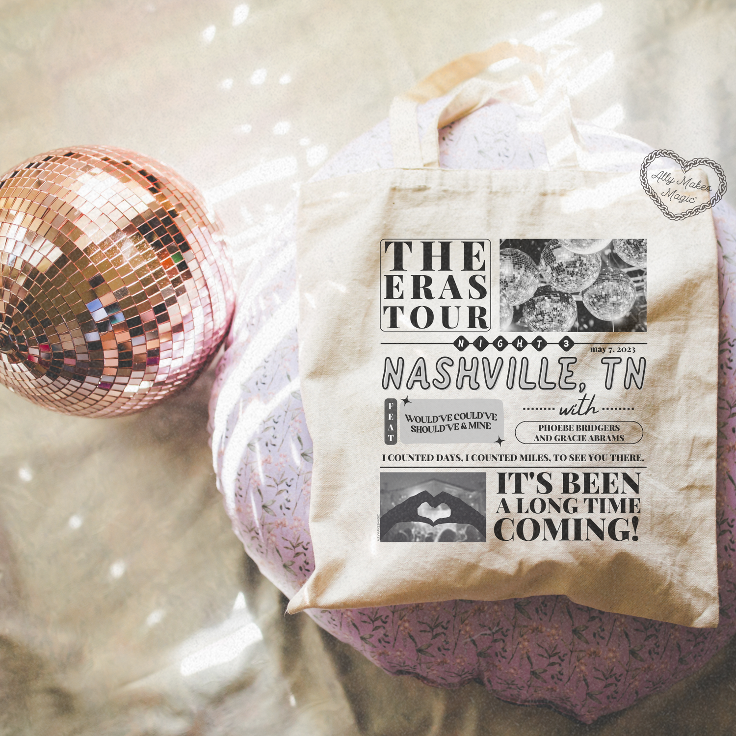 nashville night 3 tote bag *custom*