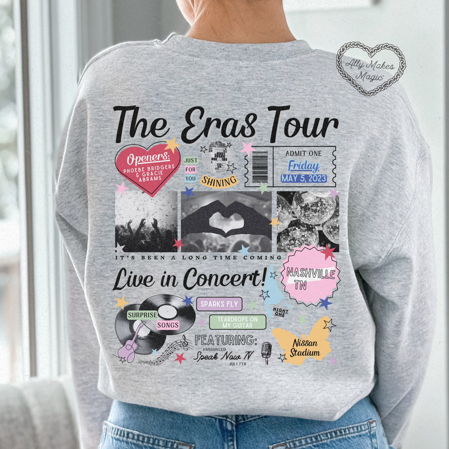 nashville night 1 sweater | gildan *custom*