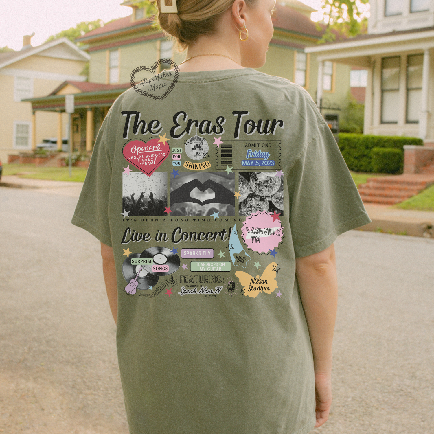 nashville night 1 tee | comfort colors *custom*