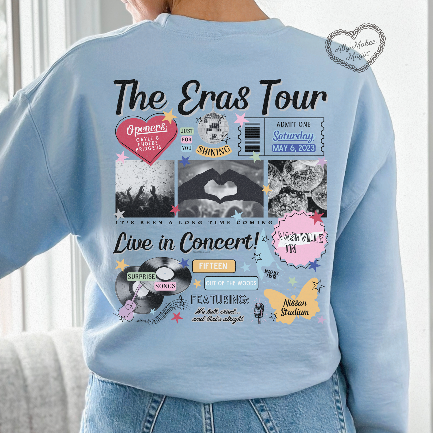 nashville night 2 sweater | gildan *custom*