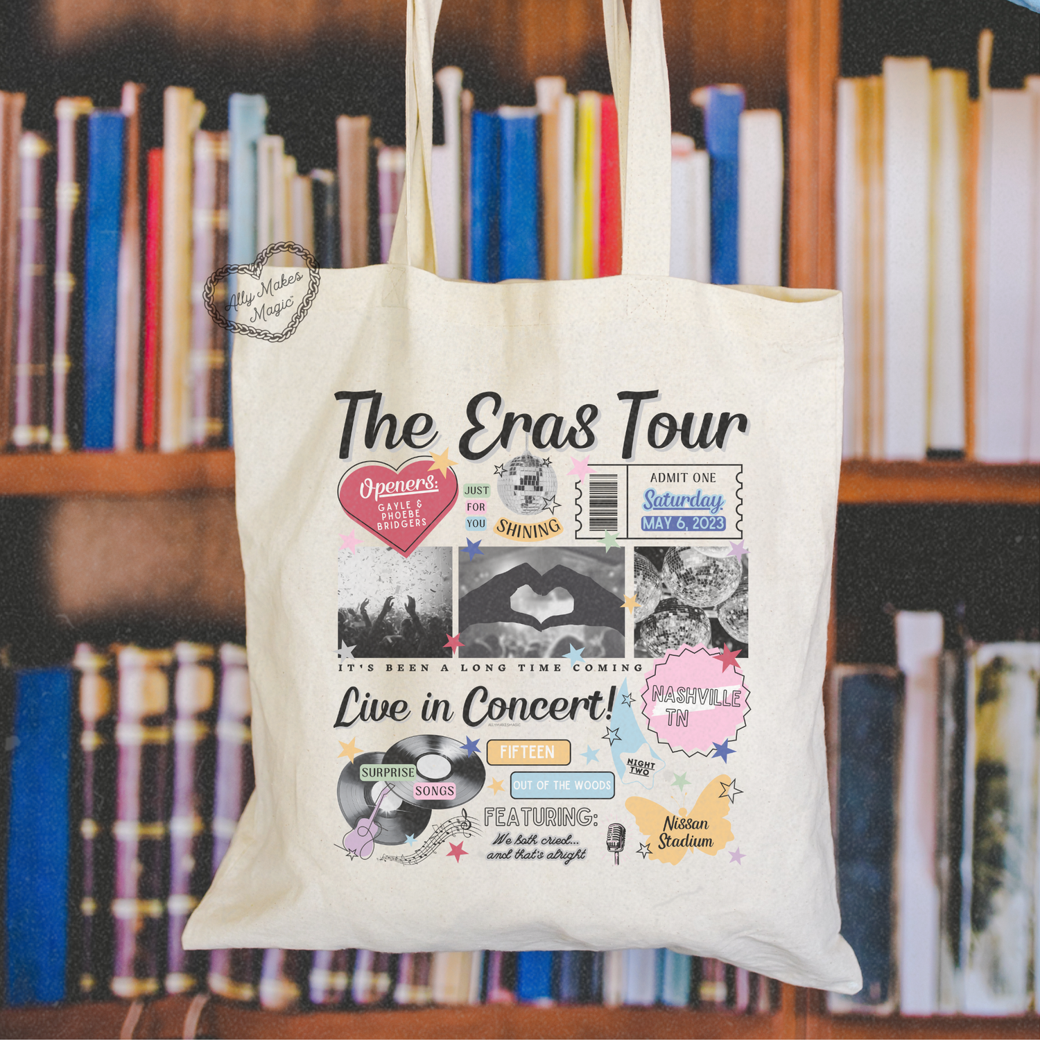 nashville night 2 tote bag *custom*