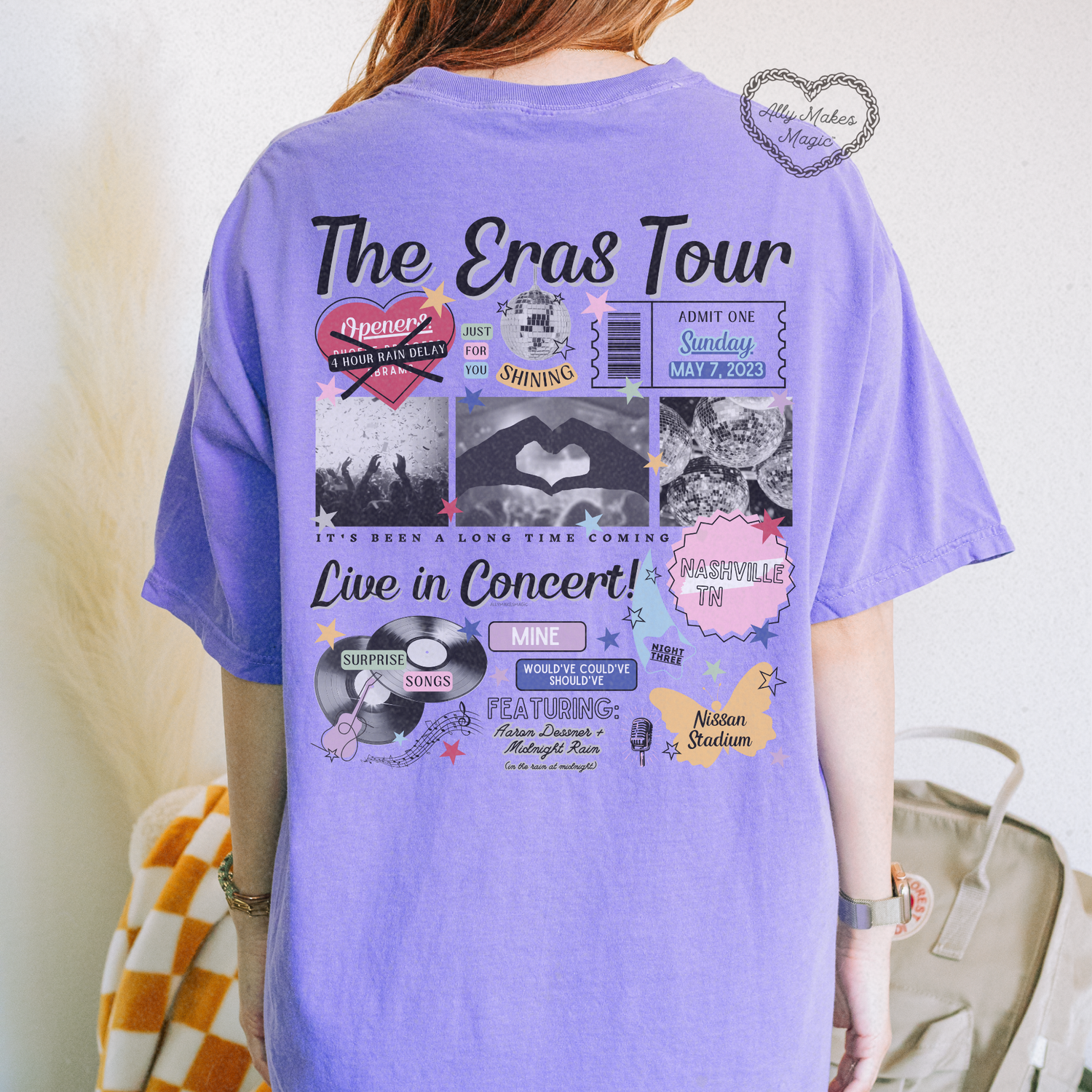 nashville night 3 tee | comfort colors *custom*