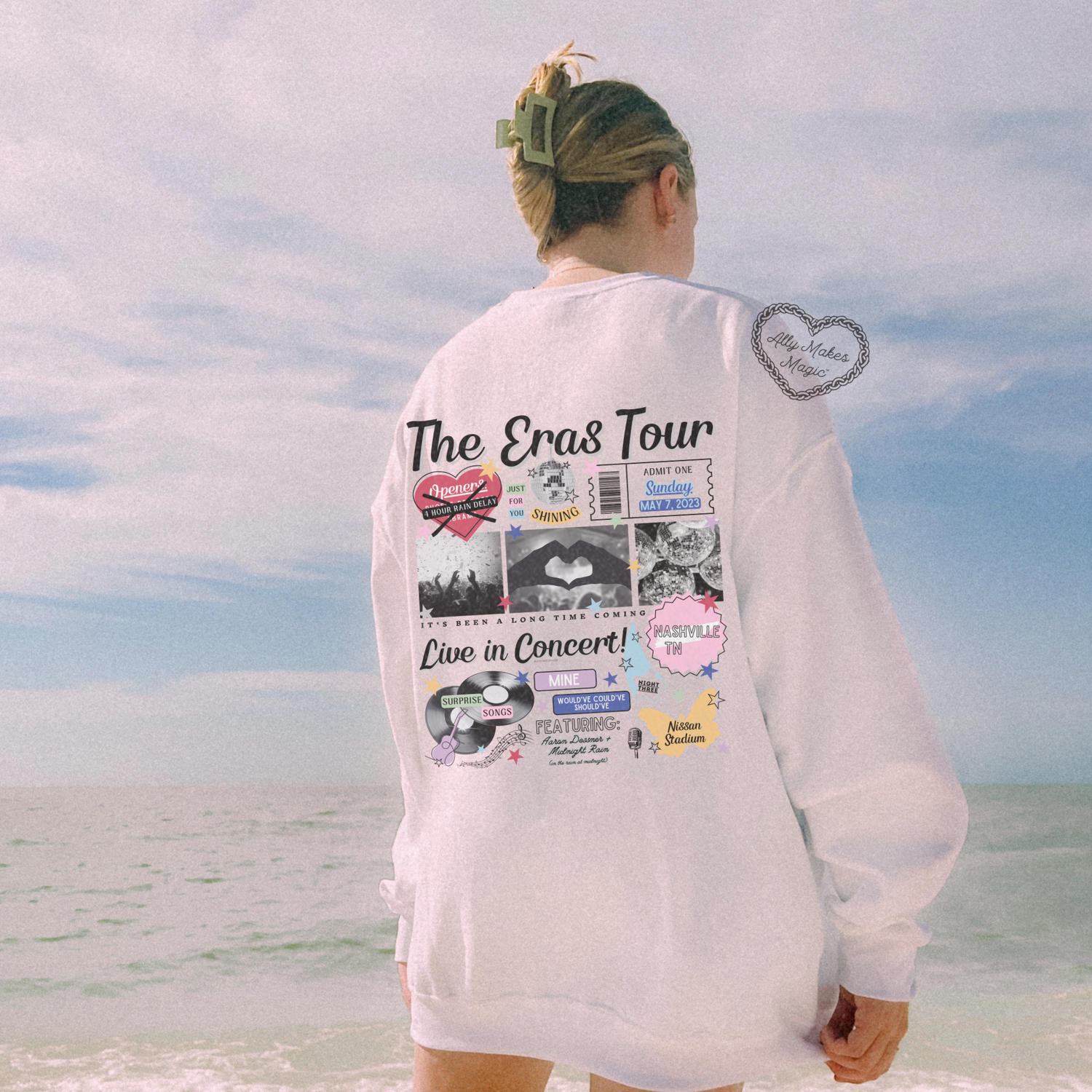 nashville night 3 sweater | gildan *custom*