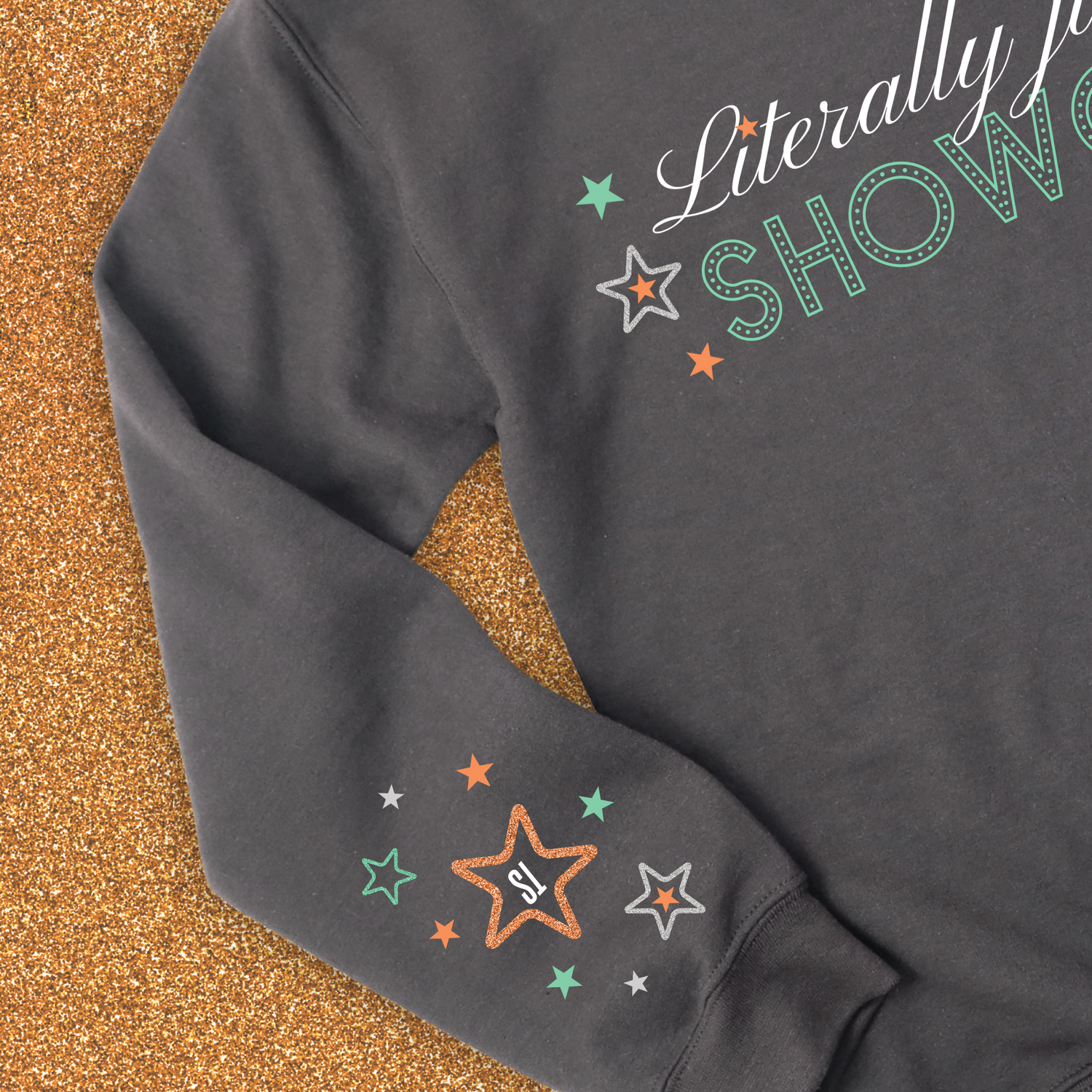 literally just a showgirl sweater