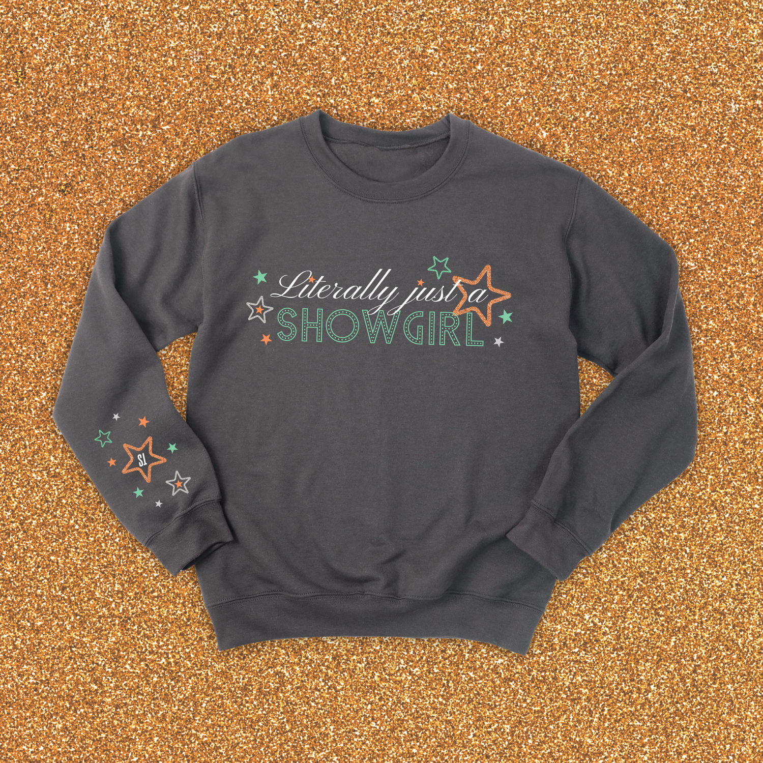 literally just a showgirl sweater