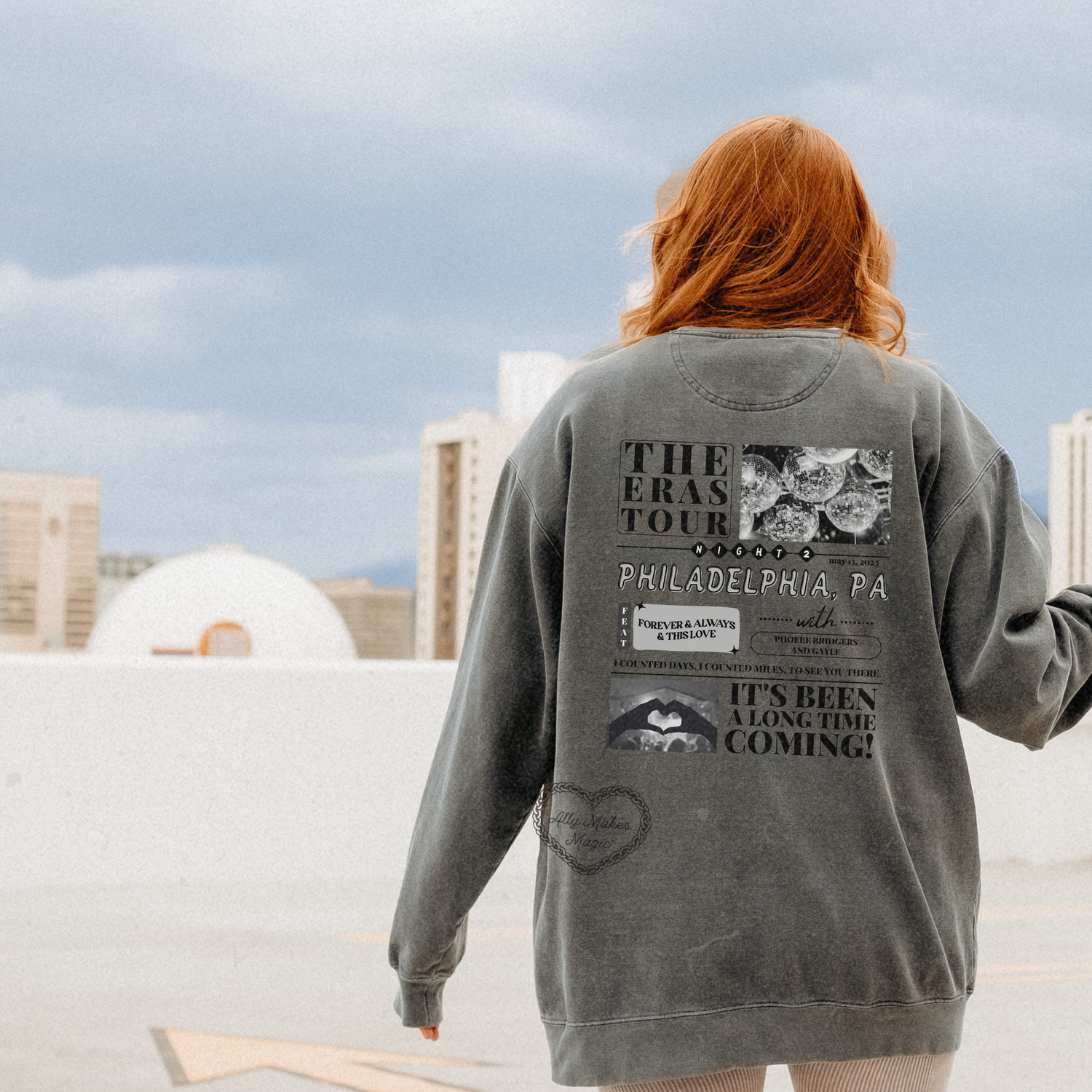 philadelphia night 2 pullover | comfort colors *custom*