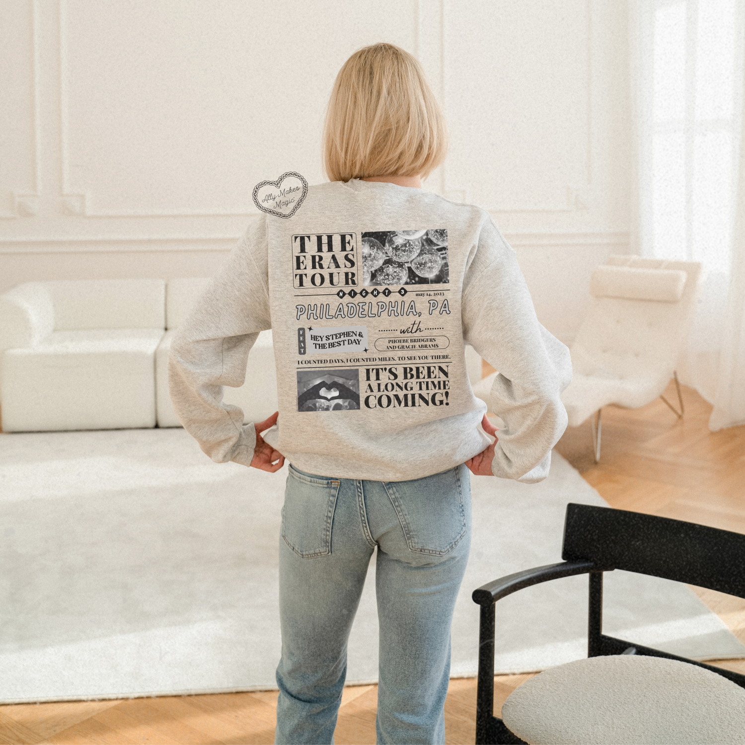 philadelphia night 3 sweater | gildan *custom*