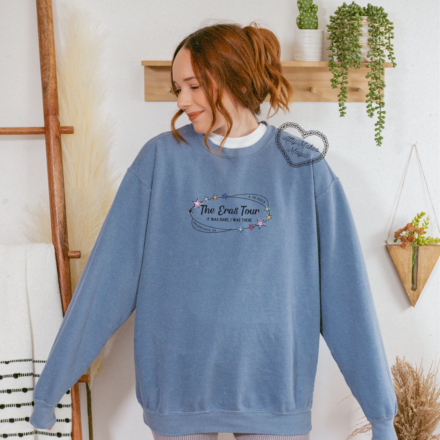 philadelphia night 3 retro pullover | comfort colors