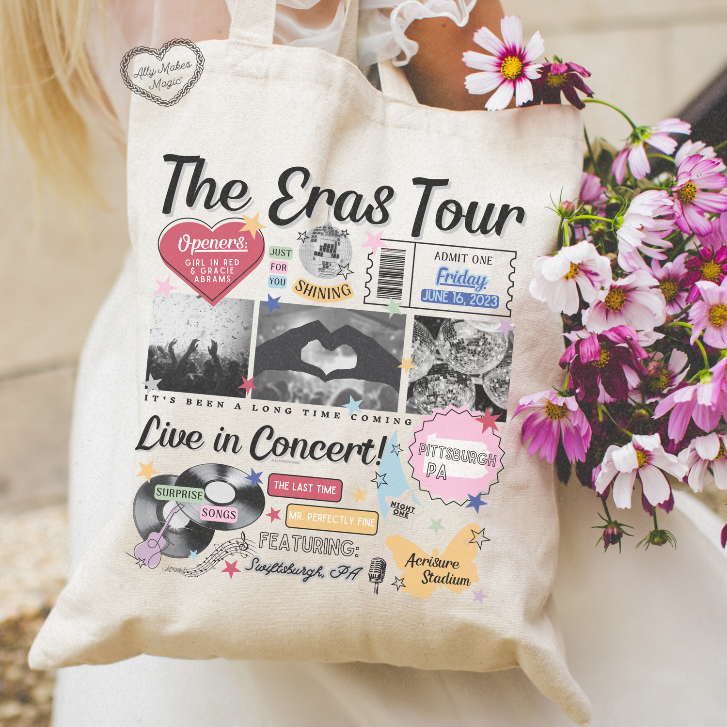 pittsburgh night 1 tote bag *custom*