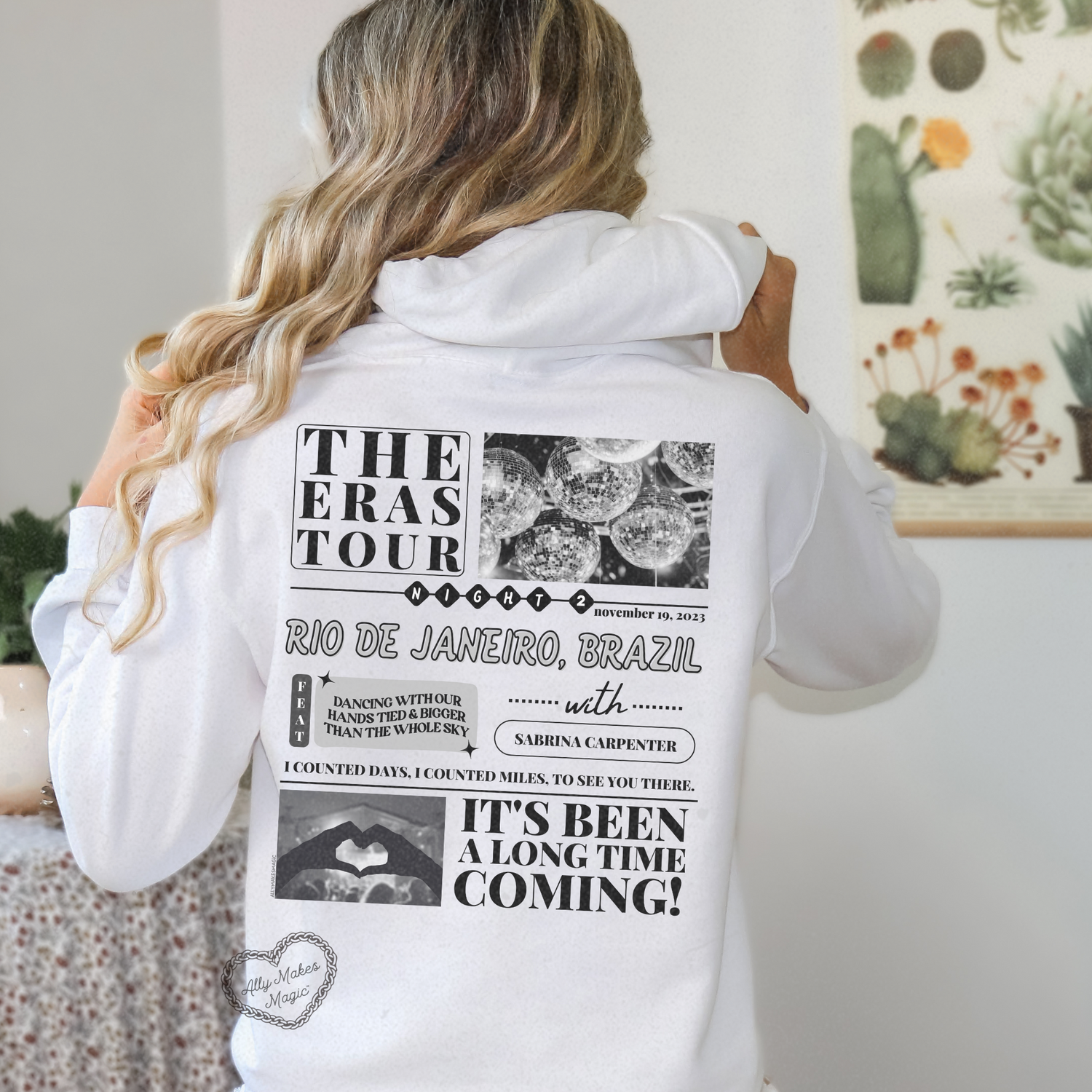rio de janeiro night 2 hoodie *custom*