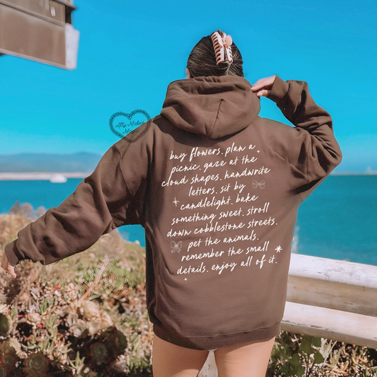 romanticize your life hoodie