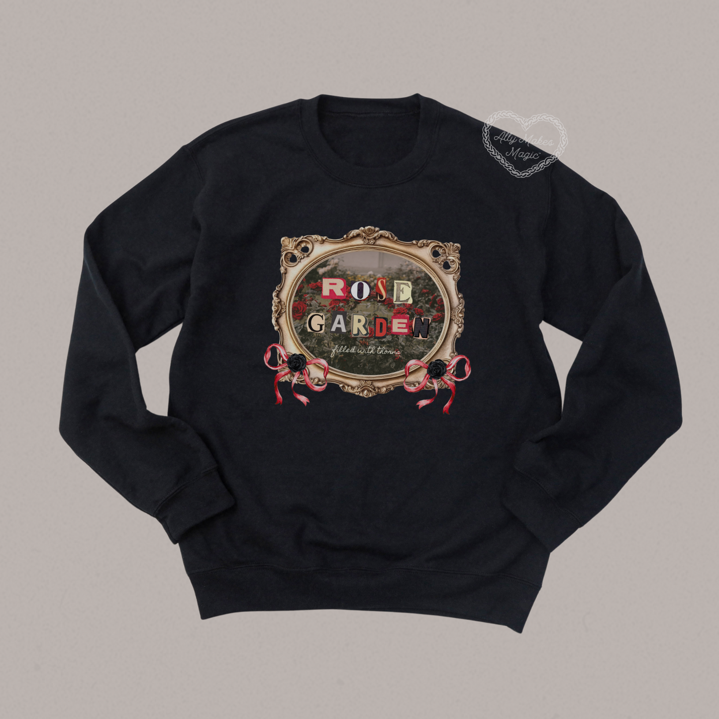 rose garden crewneck