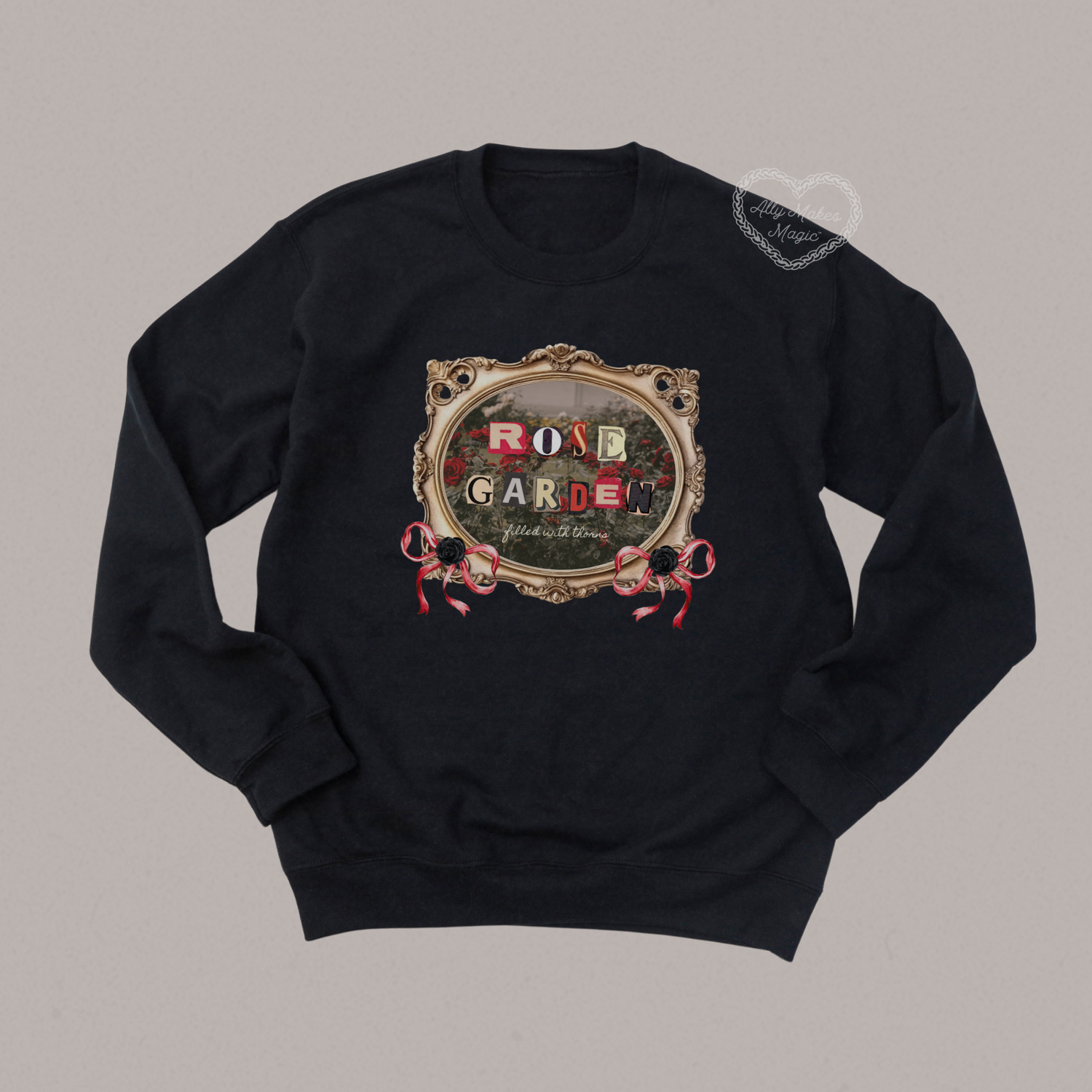 rose garden sweater