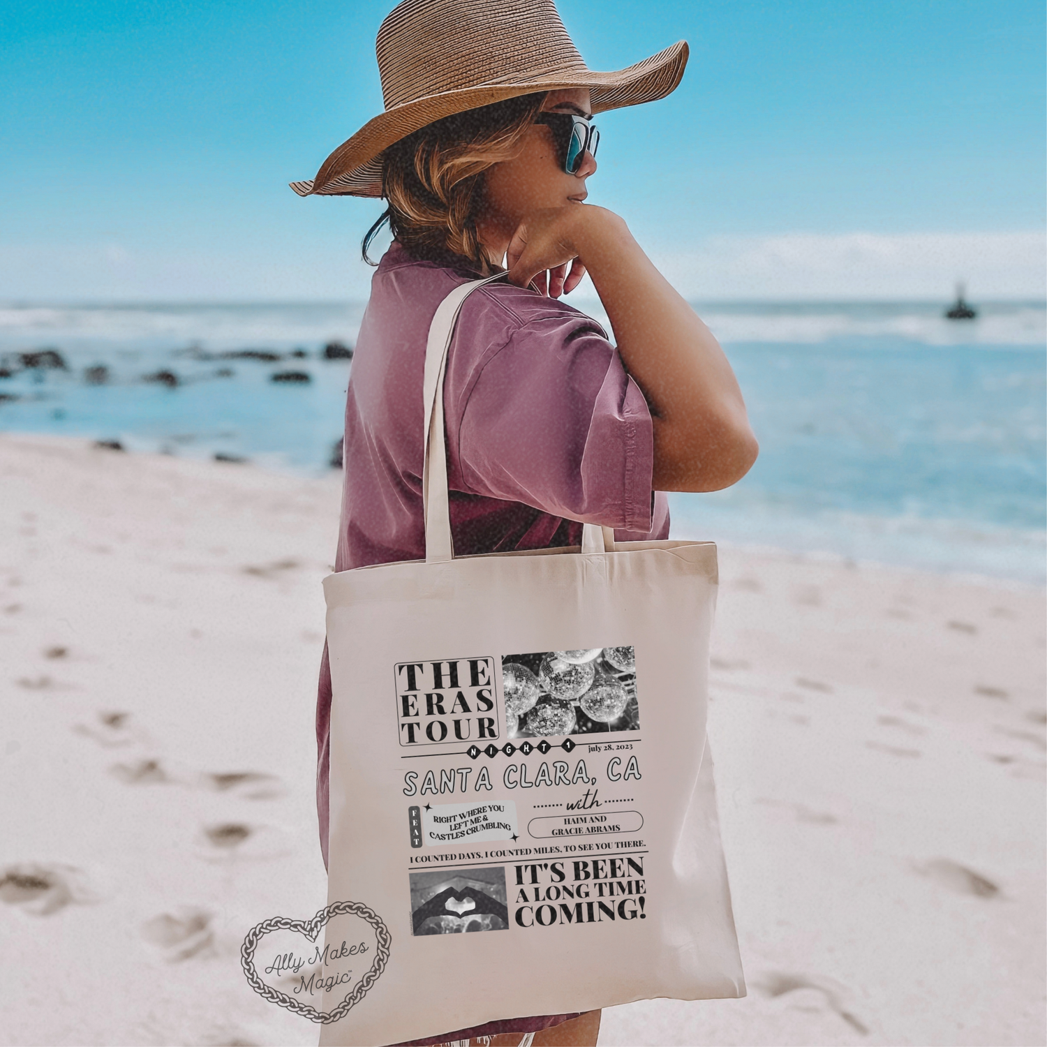 santa clara night 1 tote bag *custom*