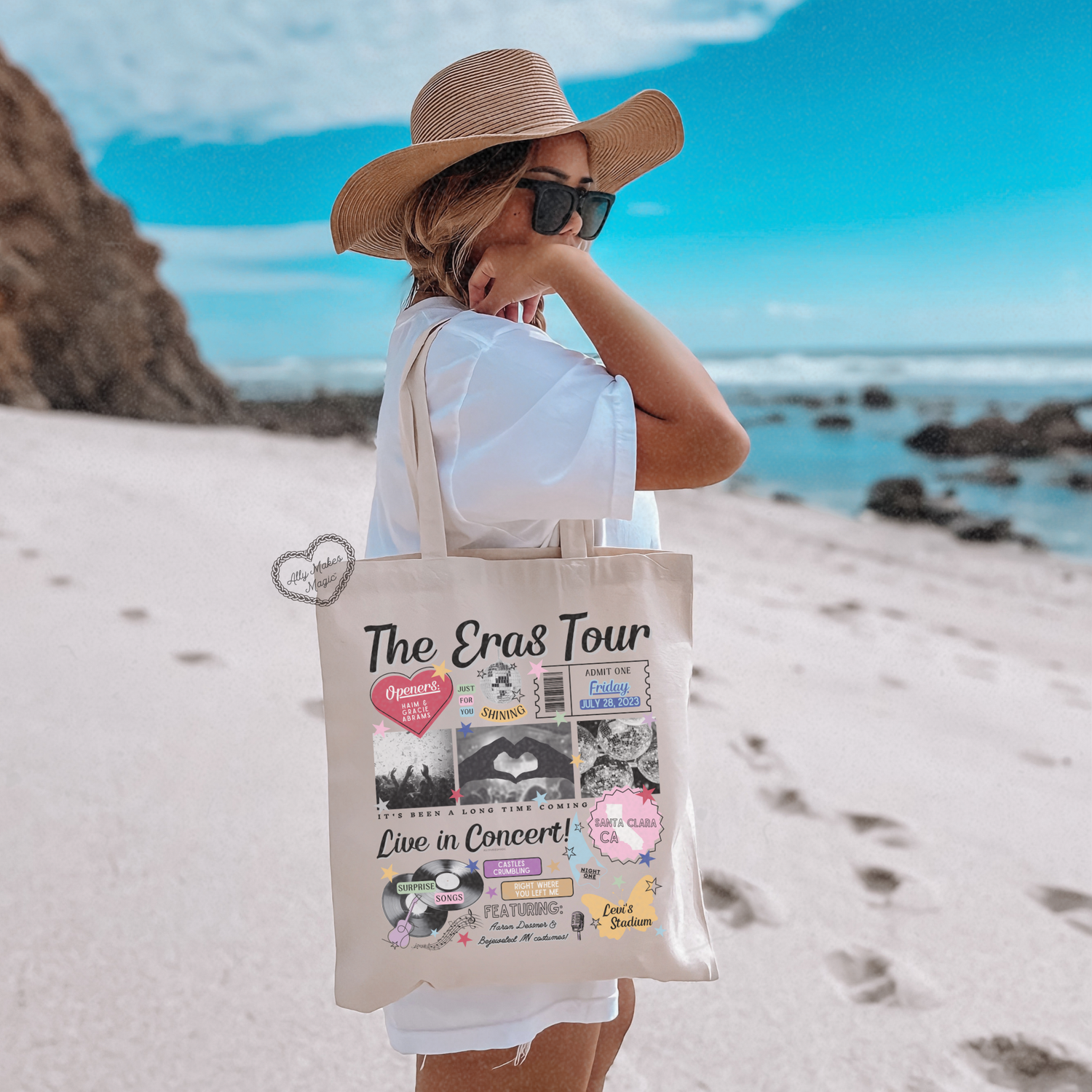 santa clara night 1 tote bag *custom*