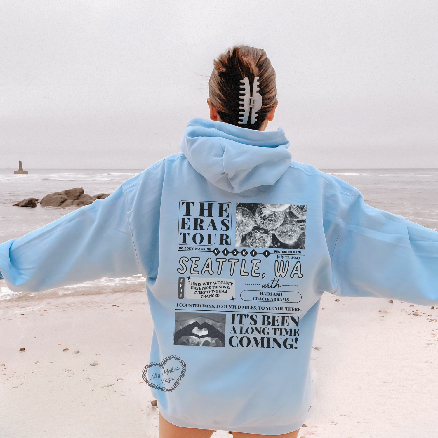 seattle night 1 hoodie *custom*