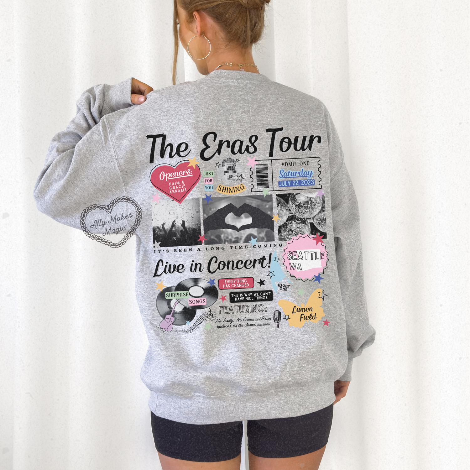 seattle night 1 sweater | gildan *custom*