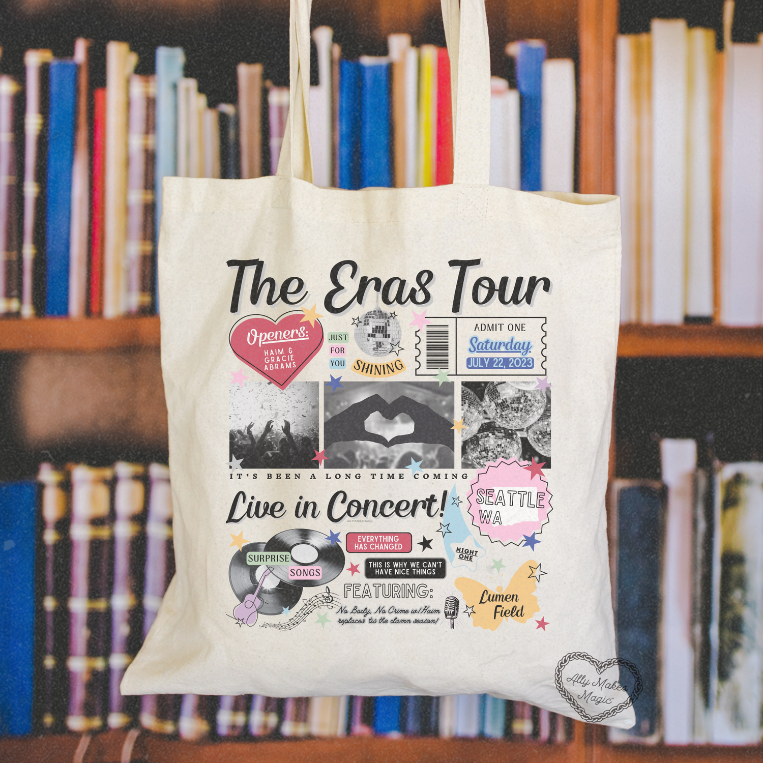 seattle night 1 tote bag *custom*