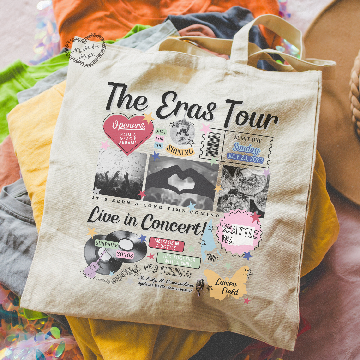 seattle night 2 tote bag *custom*