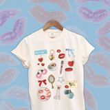 shrt n' swt collage tee