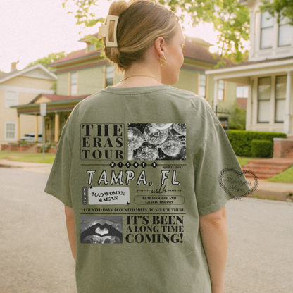 tampa night 3 t-shirt | comfort colors