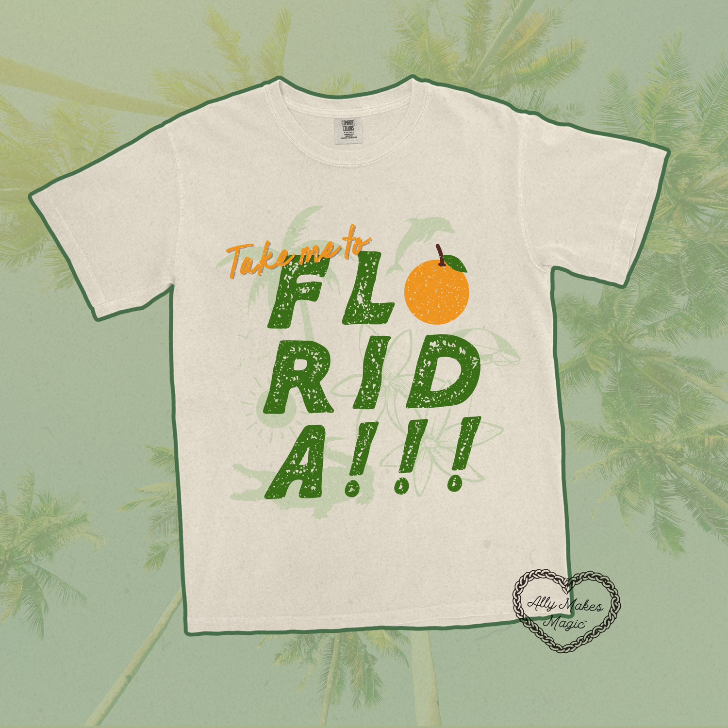 florida!!! (distressed graphic) tee