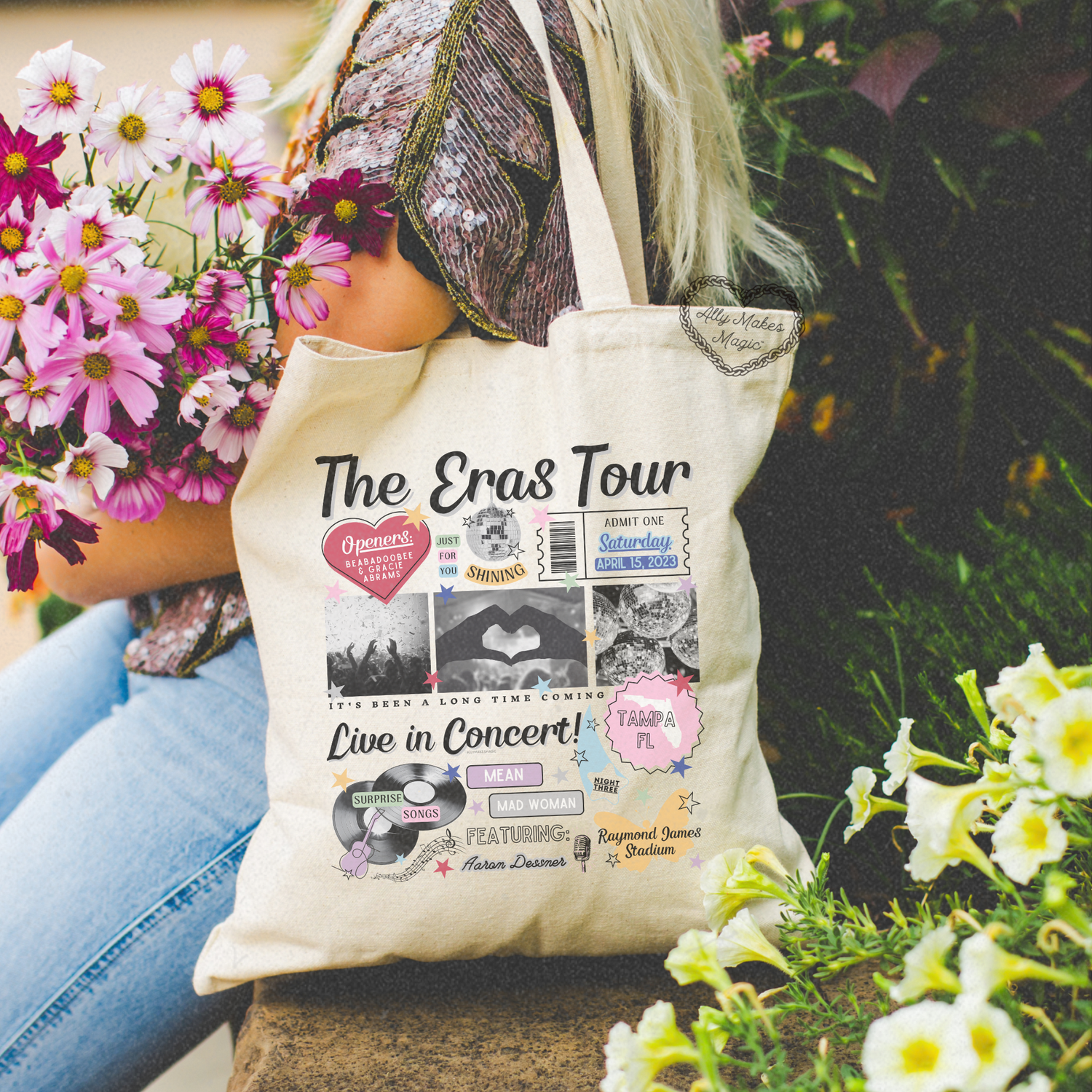 tampa night 3 tote bag *custom*