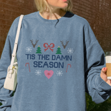 'tisthedamnseason ugly christmas sweater pullover