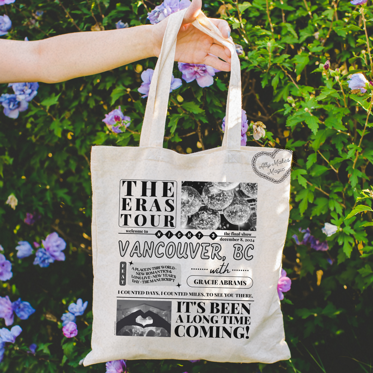 vancouver night 3 tote bag *custom*