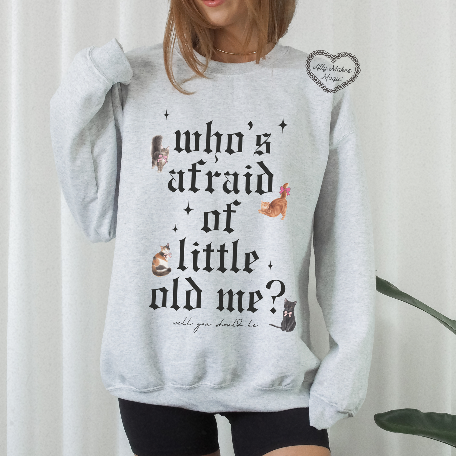 who's afraid? sweater