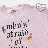 who's afraid? sweater