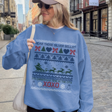 xmas in the city, xoxo ugly christmas sweater