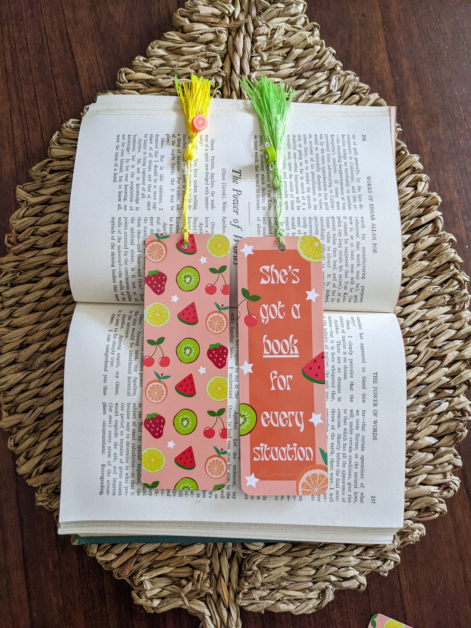 fine line bookmark (no tassel)