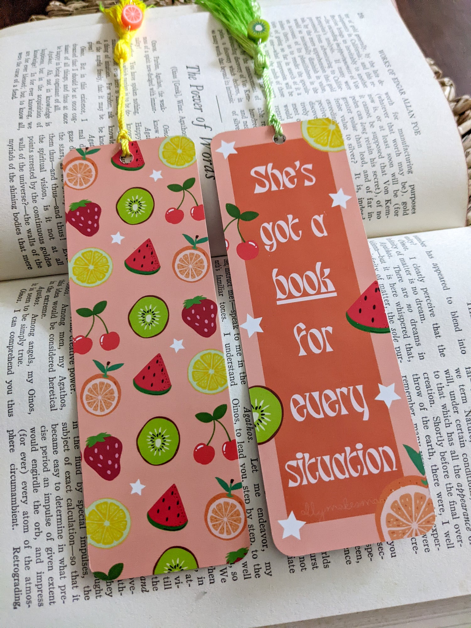 fine line bookmark (no tassel)