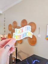 fuck the patriarchy sticker