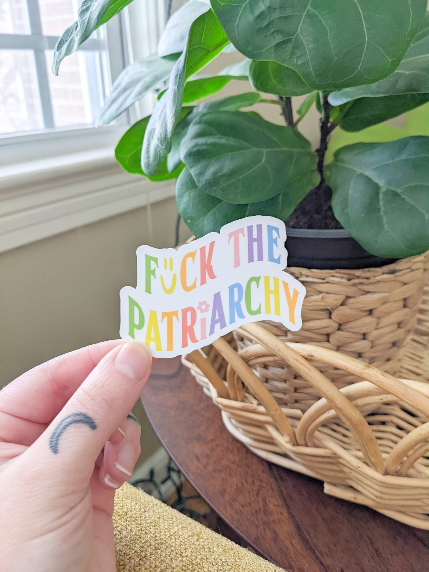 fuck the patriarchy sticker