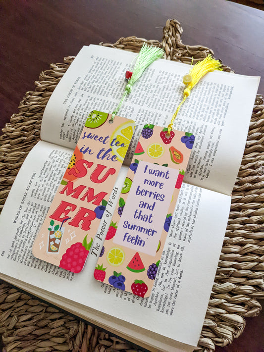 summertime lyric bookmark