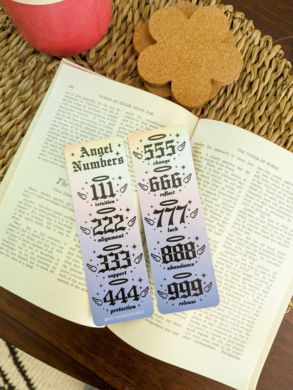 angel numbers bookmark