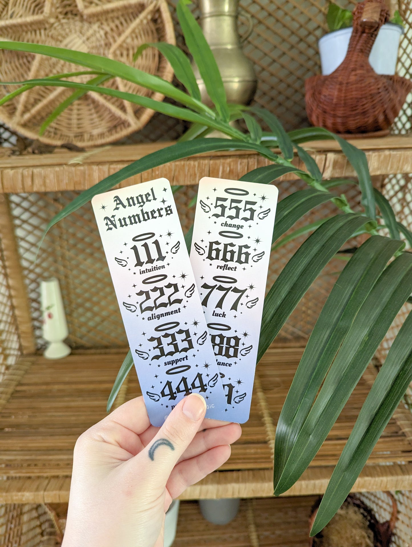 angel numbers bookmark