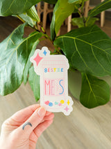 take your meds suncatcher sticker