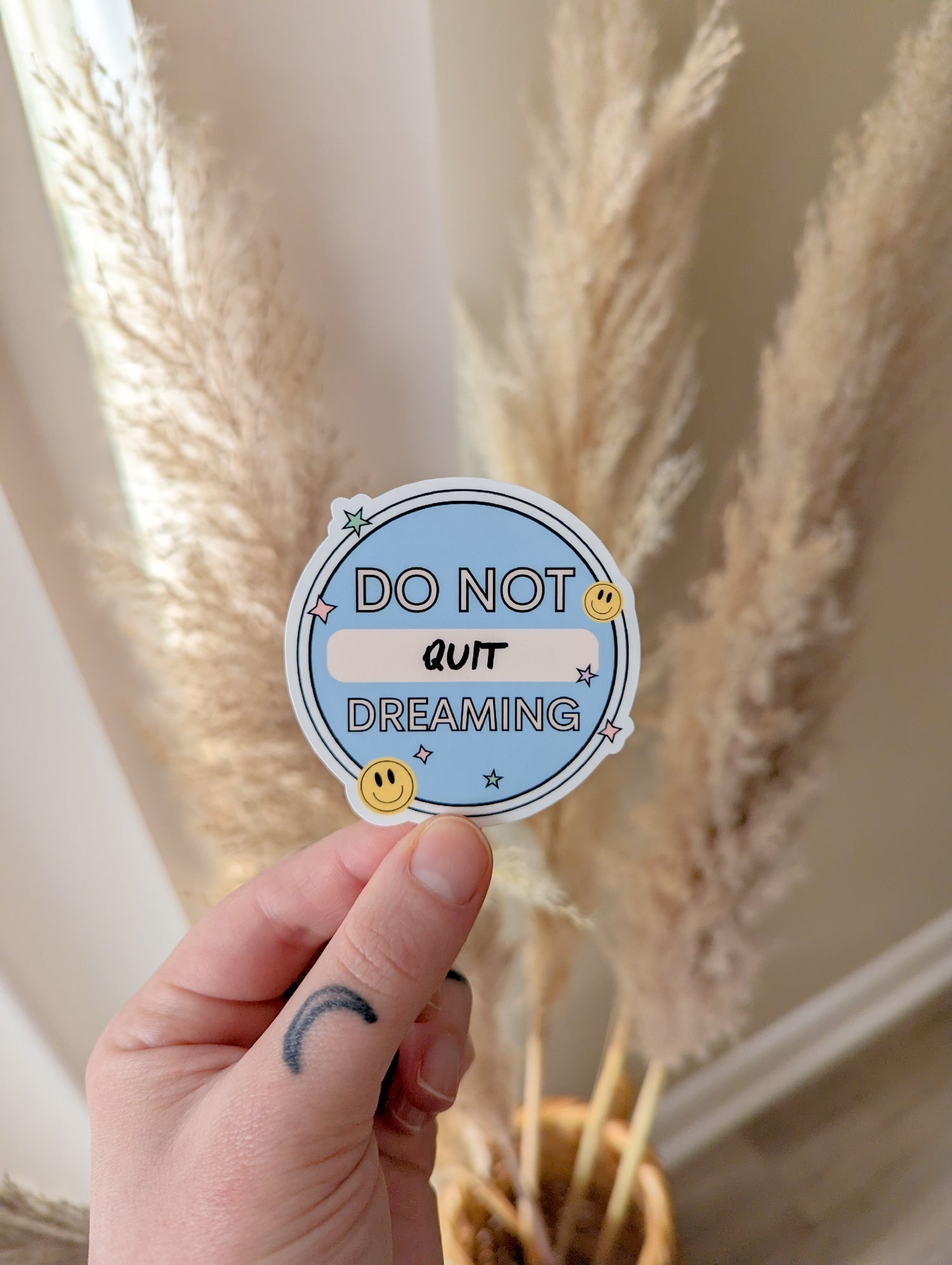 do not quit dreaming sticker