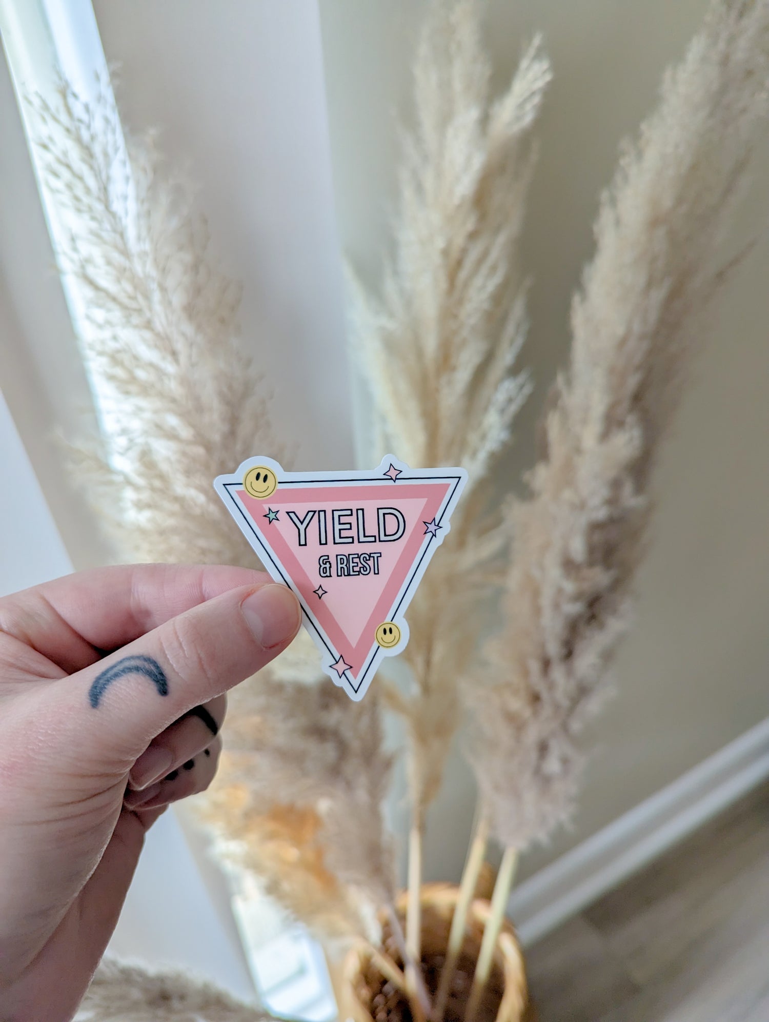 yield and rest sticker